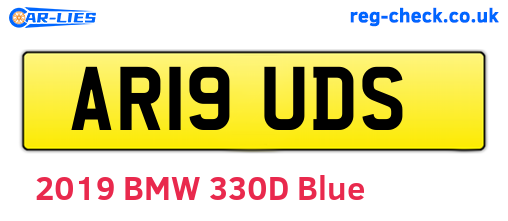 AR19UDS are the vehicle registration plates.