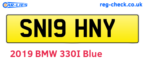 SN19HNY are the vehicle registration plates.