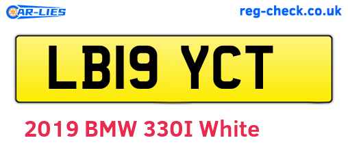 LB19YCT are the vehicle registration plates.