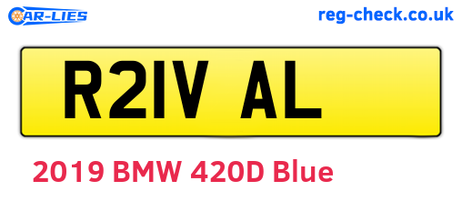 R21VAL are the vehicle registration plates.