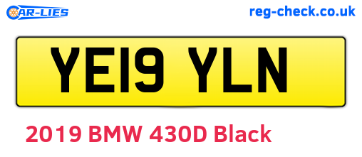 YE19YLN are the vehicle registration plates.