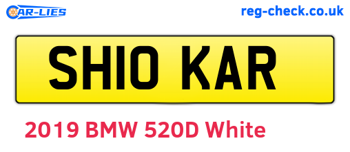 SH10KAR are the vehicle registration plates.
