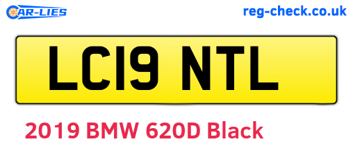 LC19NTL are the vehicle registration plates.