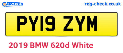 White 2019 BMW 620d (PY19ZYM)
