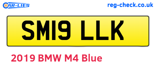 SM19LLK are the vehicle registration plates.