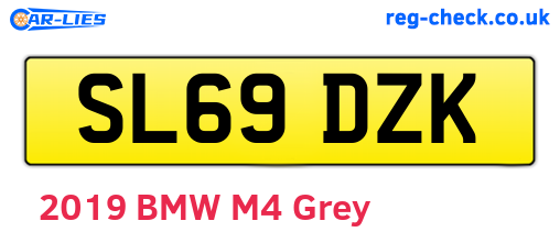 SL69DZK are the vehicle registration plates.