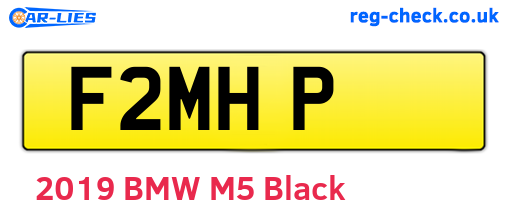 F2MHP are the vehicle registration plates.