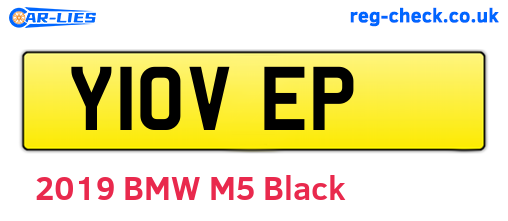 Y10VEP are the vehicle registration plates.