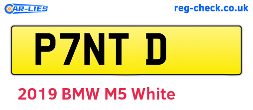P7NTD are the vehicle registration plates.