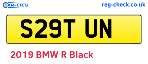 S29TUN are the vehicle registration plates.