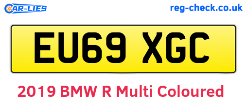 EU69XGC are the vehicle registration plates.