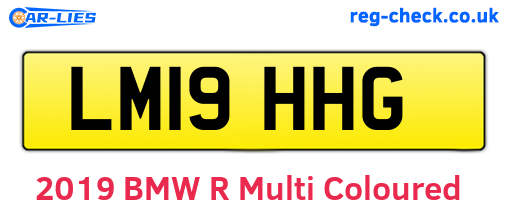 LM19HHG are the vehicle registration plates.