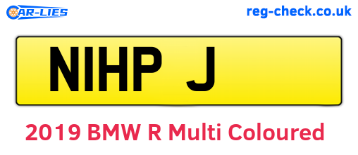 N1HPJ are the vehicle registration plates.
