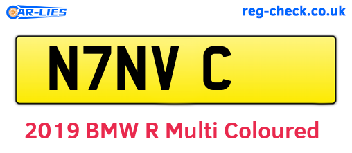 N7NVC are the vehicle registration plates.