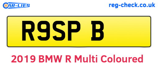 R9SPB are the vehicle registration plates.