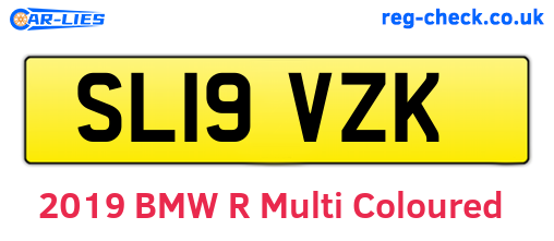 SL19VZK are the vehicle registration plates.