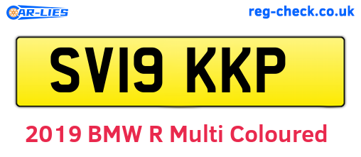 SV19KKP are the vehicle registration plates.