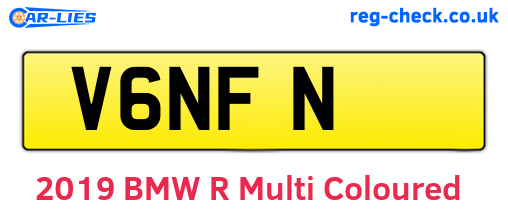 V6NFN are the vehicle registration plates.