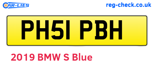 PH51PBH are the vehicle registration plates.