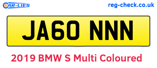 JA60NNN are the vehicle registration plates.