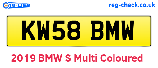 KW58BMW are the vehicle registration plates.