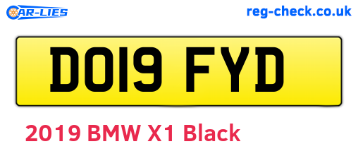 DO19FYD are the vehicle registration plates.