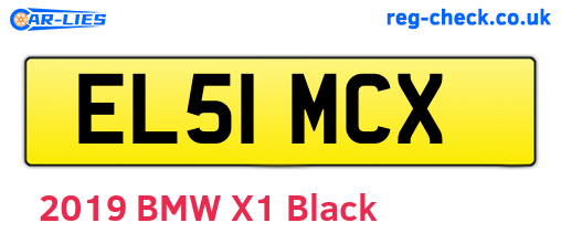 EL51MCX are the vehicle registration plates.