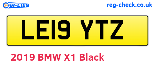 LE19YTZ are the vehicle registration plates.