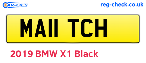 MA11TCH are the vehicle registration plates.