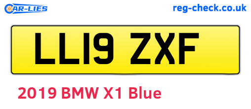 LL19ZXF are the vehicle registration plates.