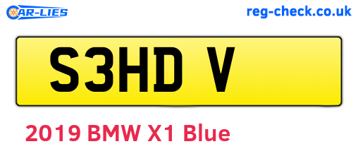 S3HDV are the vehicle registration plates.