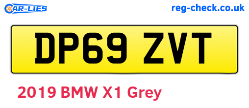 DP69ZVT are the vehicle registration plates.