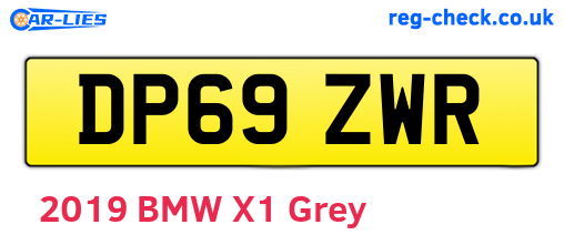 DP69ZWR are the vehicle registration plates.