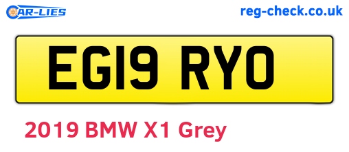EG19RYO are the vehicle registration plates.