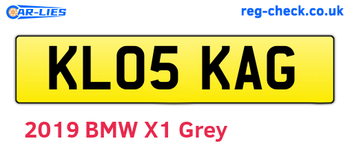 KL05KAG are the vehicle registration plates.