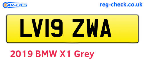 LV19ZWA are the vehicle registration plates.