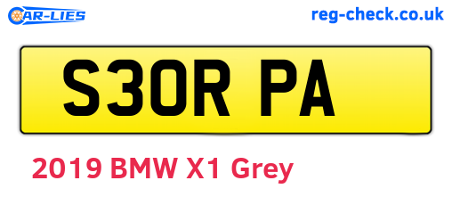 S30RPA are the vehicle registration plates.