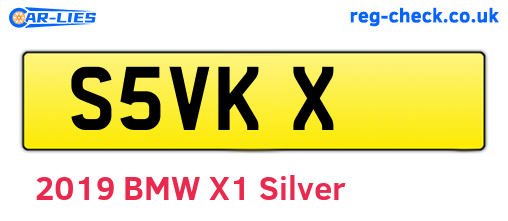 S5VKX are the vehicle registration plates.