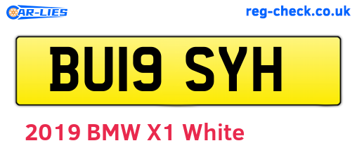 BU19SYH are the vehicle registration plates.