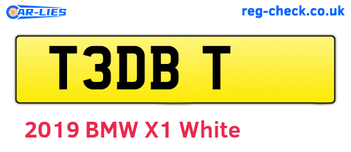 T3DBT are the vehicle registration plates.