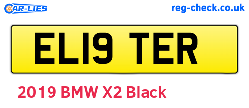 EL19TER are the vehicle registration plates.