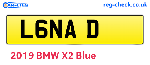 L6NAD are the vehicle registration plates.