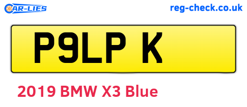 P9LPK are the vehicle registration plates.