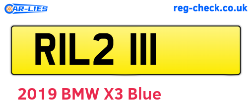 RIL2111 are the vehicle registration plates.