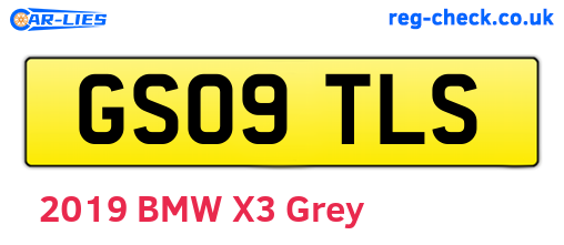 GS09TLS are the vehicle registration plates.
