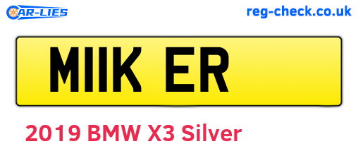 M11KER are the vehicle registration plates.