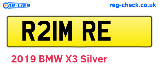 R21MRE are the vehicle registration plates.