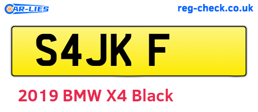 S4JKF are the vehicle registration plates.