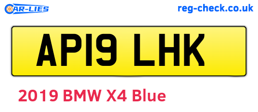 AP19LHK are the vehicle registration plates.