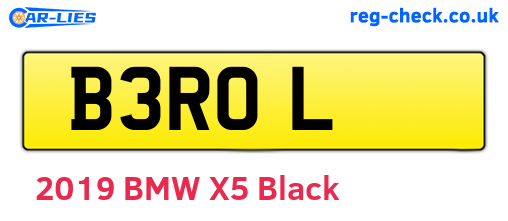 B3ROL are the vehicle registration plates.
